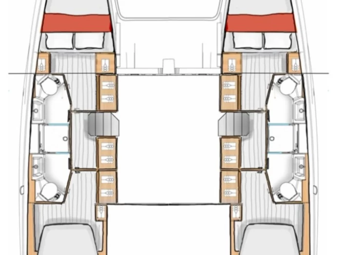 Excess Excess 13 - 4 + 1 cab. a louer à Zaton