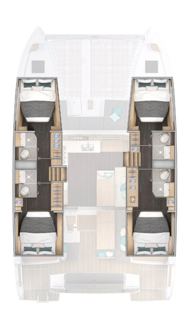 Location bateau Lagoon Lagoon 43 à Palma de Majorque sur Samboat