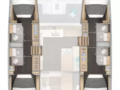 Location bateau Lagoon Lagoon 43 à Palma de Majorque sur Samboat