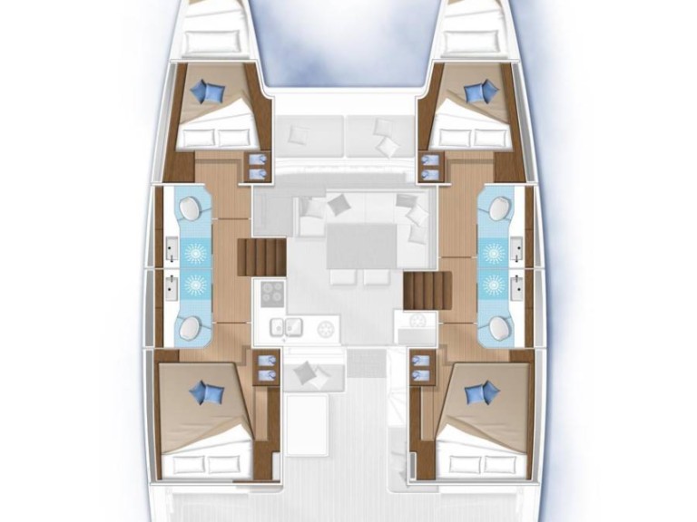 Location à Primošten - Lagoon Lagoon 40 sur SamBoat