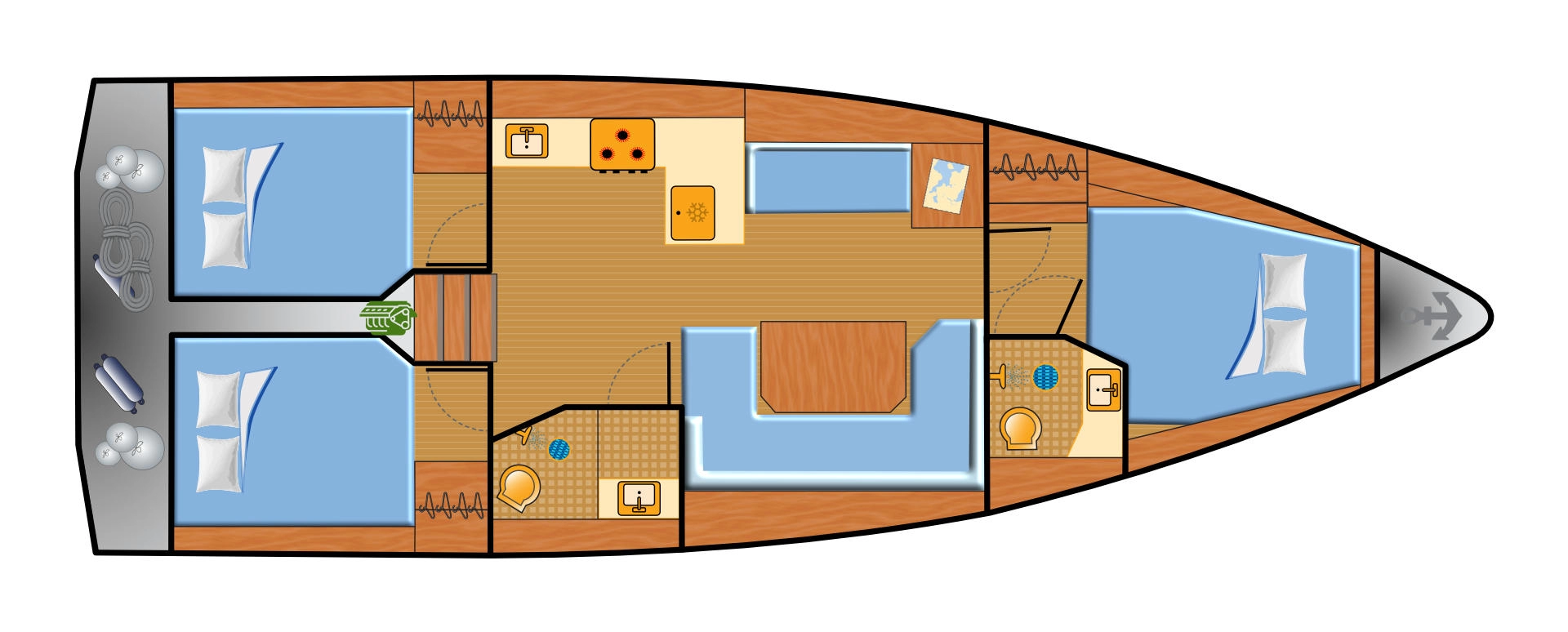 Location bateau Palma de Majorque pas cher Bavaria C42