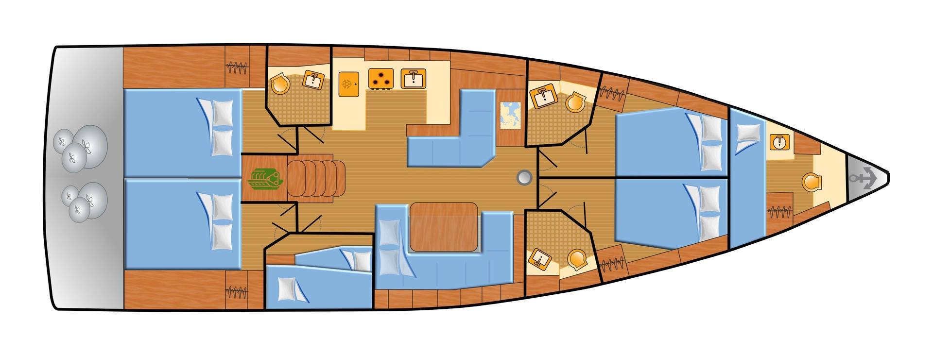 Location bateau Palma de Majorque pas cher Oceanis 51.1