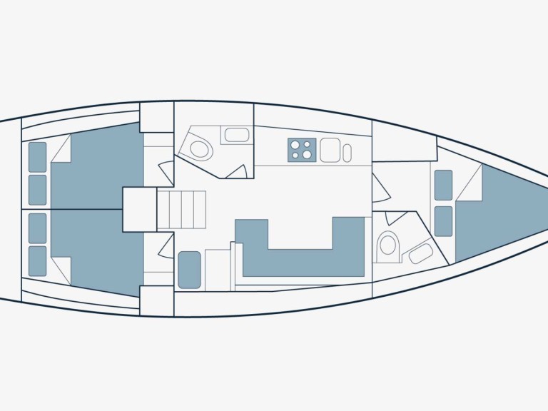 Louez un Bavaria Bavaria 40 à Nikiána