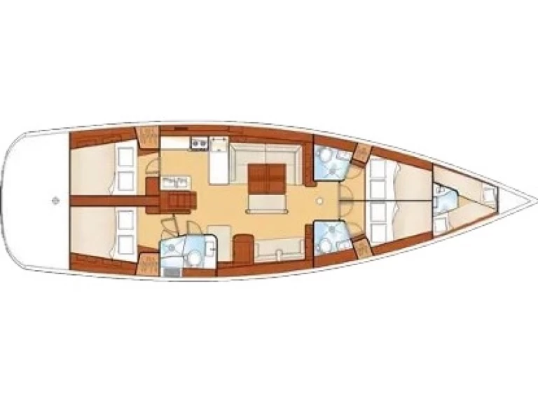 Location bateau Páleros pas cher Oceanis 54