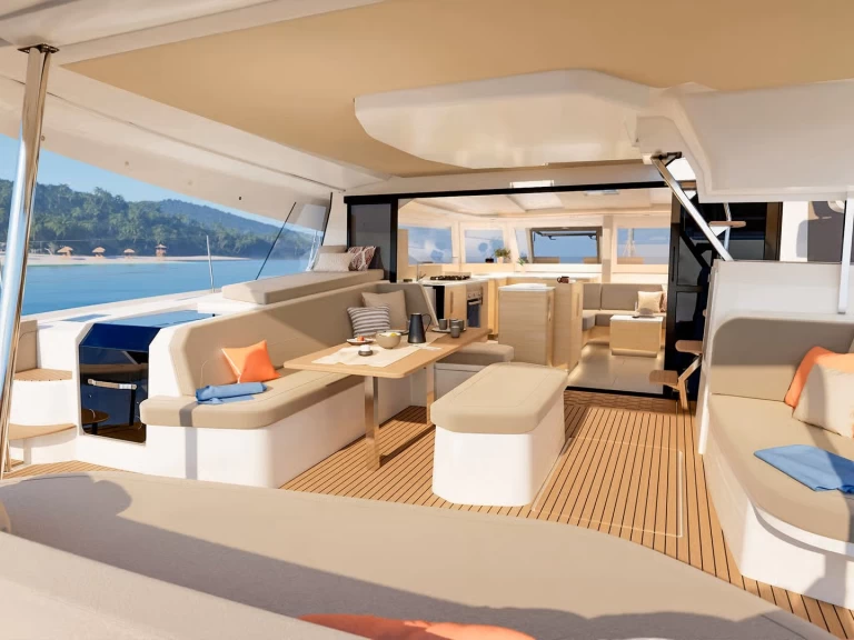 Location bateau Fountaine Pajot Fountaine Pajot FP 48 Quintet 5 à Frenchtown sur Samboat