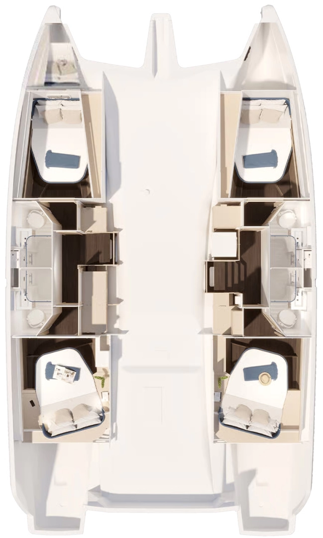 Fountaine Pajot Fountaine Pajot FP 44 Quatuor - 4 cab. a louer à Trogir