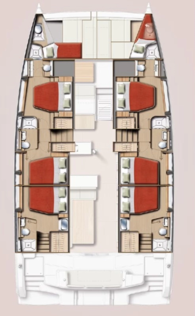 Location Catamaran à Marsh Harbour - Bali Bali 5.2 - 6 + 2 cab.