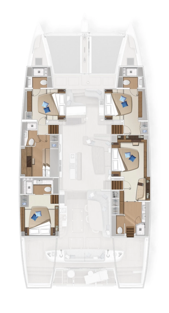 Location Catamaran à Álimos - Lagoon Lagoon Sixty 5