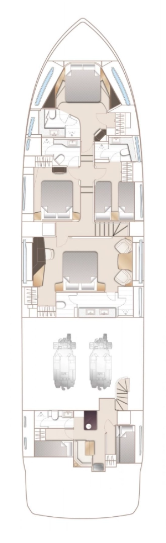 Location Yacht à Álimos - Princess Princess Y85