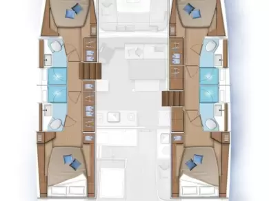 Location à Göcek - Lagoon Lagoon 46 sur SamBoat