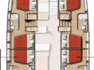 Bali Bali 5.2 - 6 + 2 cab. a louer à Rogoznica