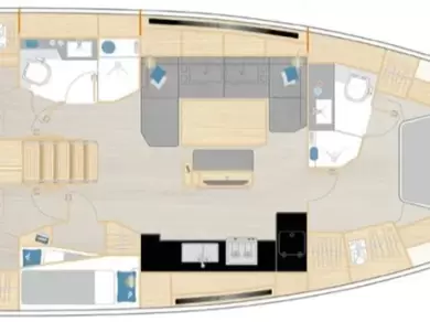 Hanse Hanse 460 a louer à Pomer