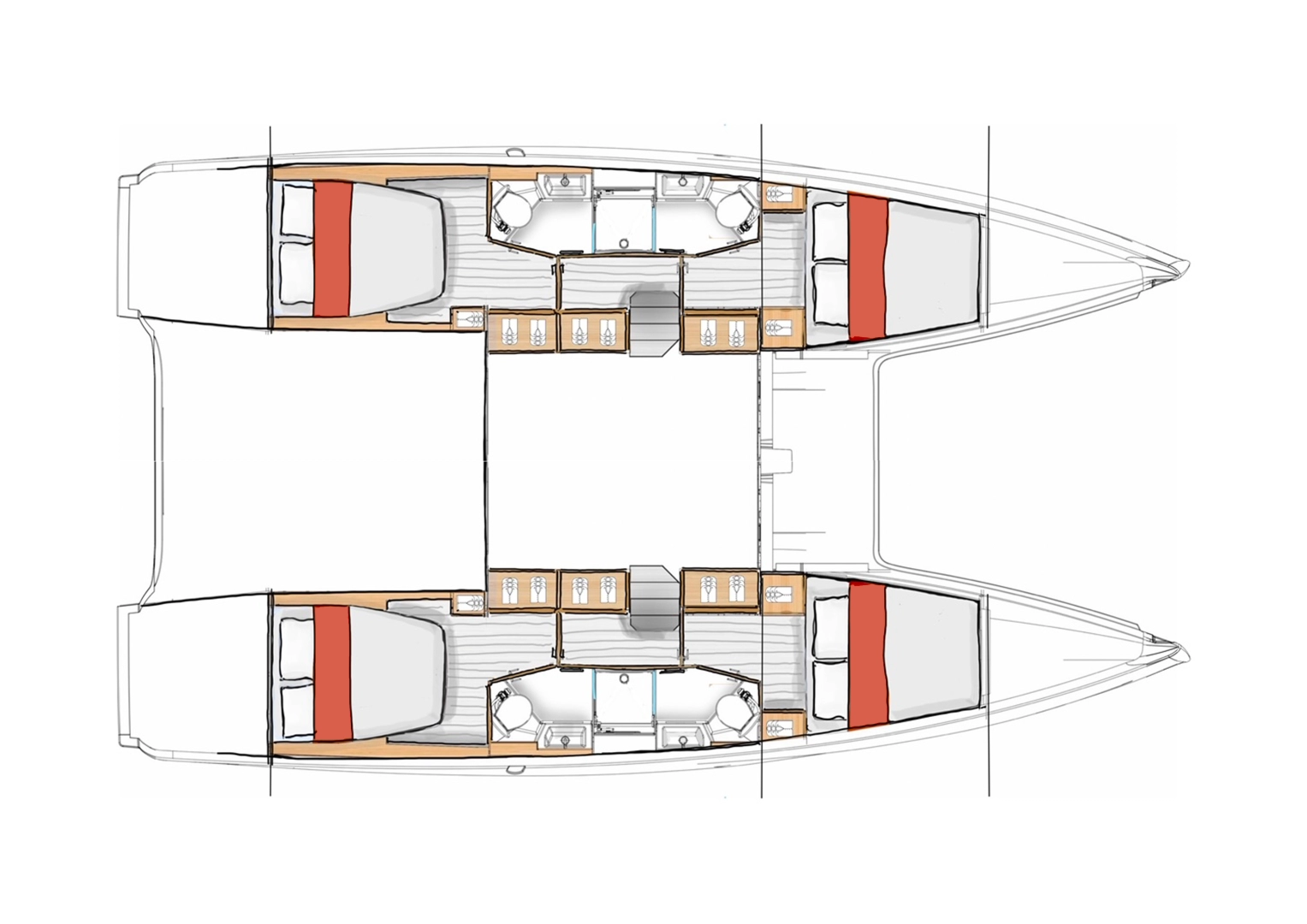 Location bateau Zaton pas cher Excess 13 - 4 + 1 cab.