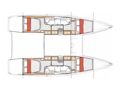 Location bateau Zaton pas cher Excess 13 - 4 + 1 cab.