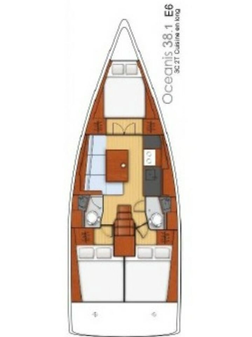 Location bateau Pula pas cher Oceanis 38.1