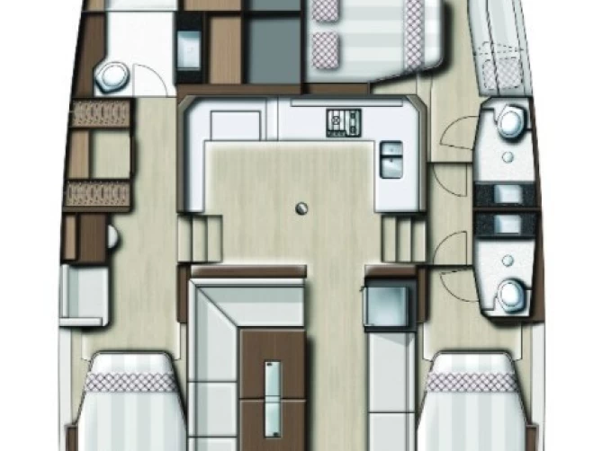 Location à Nidri - Bali Bali Catspace Voile sur SamBoat