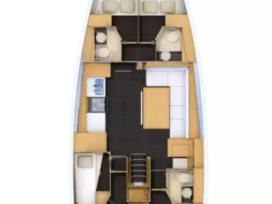 Location bateau Néa Péramos pas cher Jeanneau 54