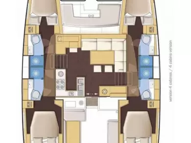 Location Catamaran à Neo Klima - Lagoon Lagoon 46