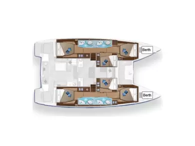 Location Catamaran Lagoon avec permis