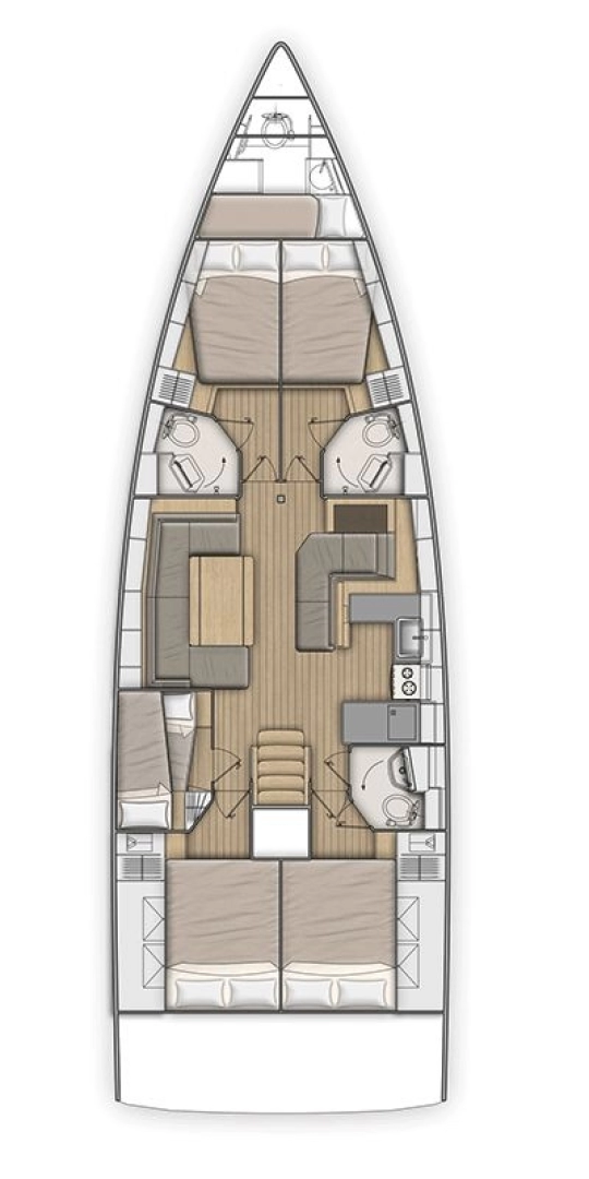 Bénéteau Oceanis 51.1 a louer à Capo d'Orlando