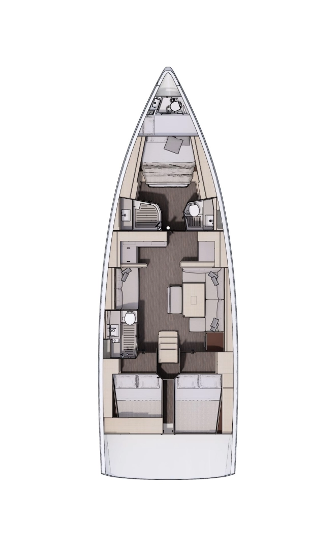 Dufour Dufour 470 a louer à Cagliari