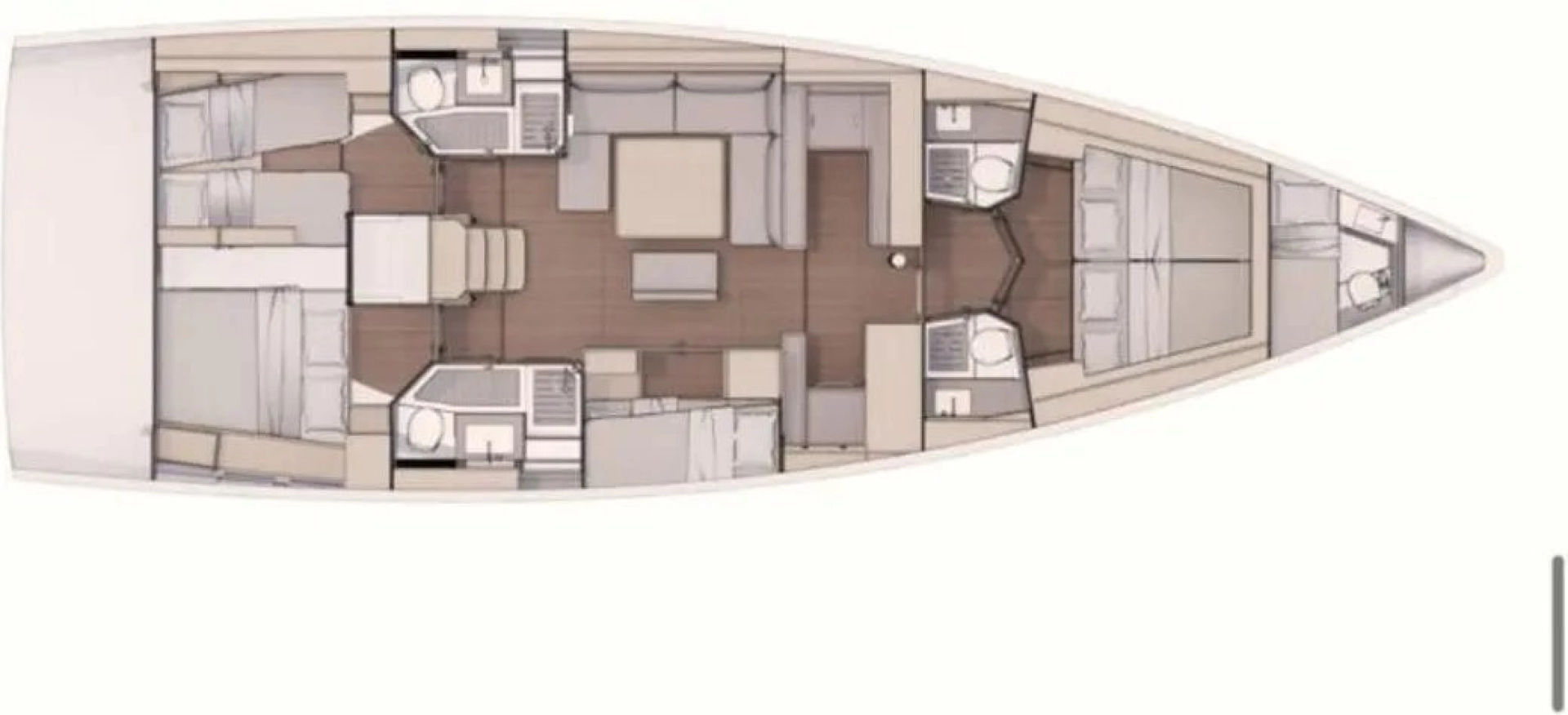 Dufour Dufour 530 a louer à Procida