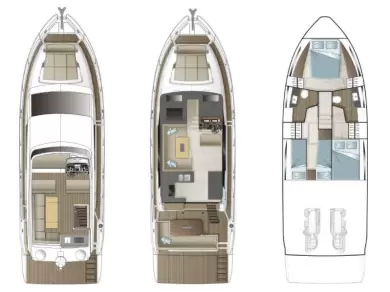 Location bateau Sealine Sealine F430 à Dubrovnik sur Samboat