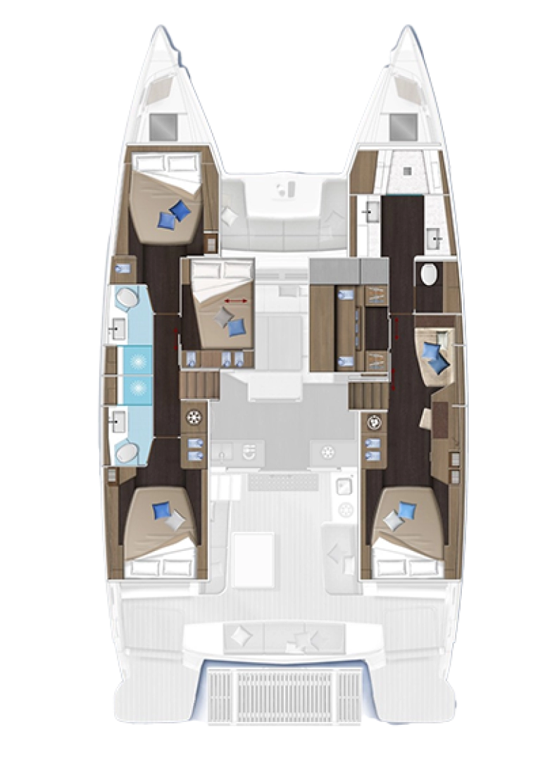 Louer Catamaran avec ou sans skipper Lagoon à Pula