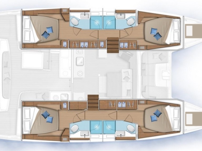 Location Catamaran à Rogoznica - Lagoon Lagoon 46