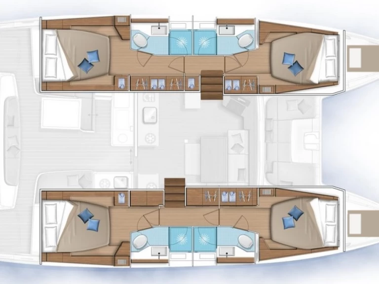 Location Catamaran à Rogoznica - Lagoon Lagoon 46