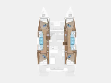 Location bateau Lagoon Lagoon 46 à Bas du Fort sur Samboat