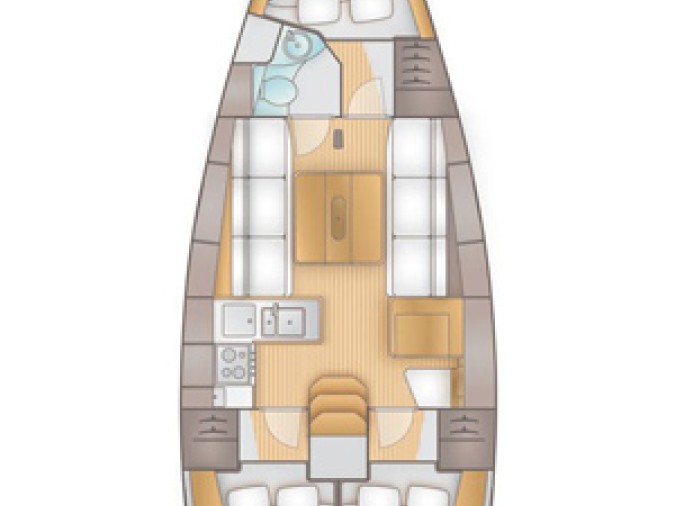 Location bateau Salona Salona 38 à Kaštela sur Samboat
