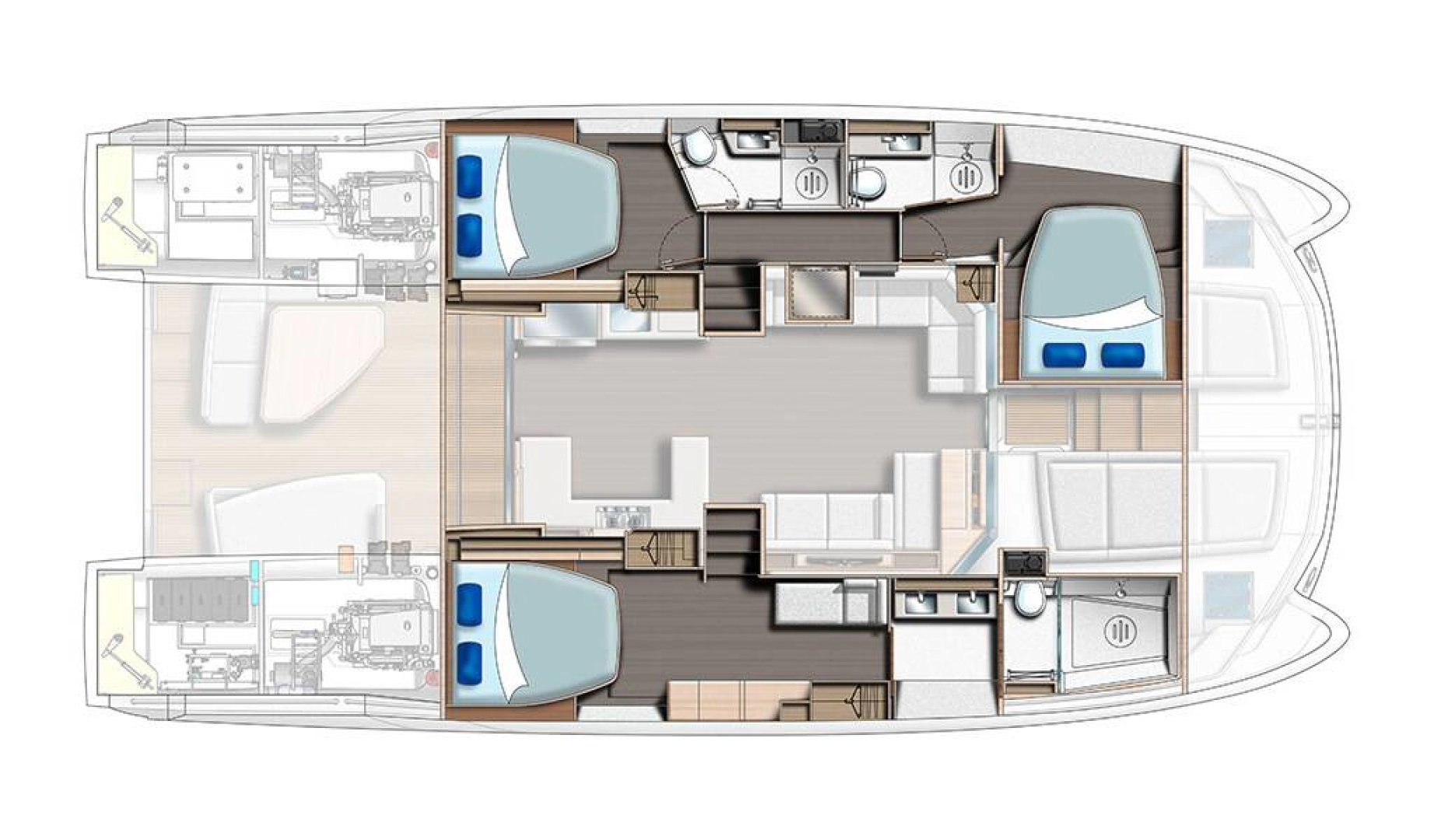 Location Bateau à moteur Leopard Catamarans / Robertson & Caine avec permis