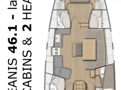 Location Voilier à Split - Bénéteau Oceanis 46.1