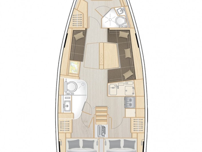 Location Voilier à Biograd na Moru - Hanse Hanse 418