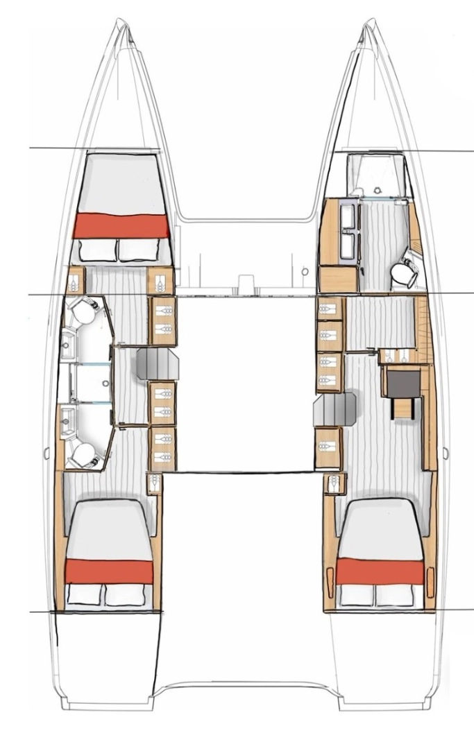 Louez un Excess Excess 13 - 3 + 1 cab. à Olbia