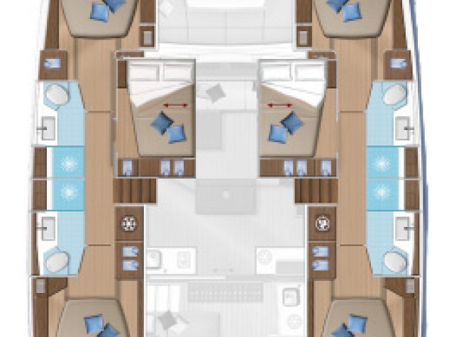 Location Catamaran à Lefkáda - Lagoon Lagoon 50