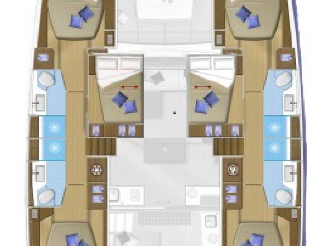 Catamaran à louer à Nidri au meilleur prix