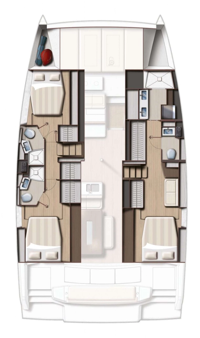 Location bateau Bali Bali 4.6 à Marsh Harbour sur Samboat