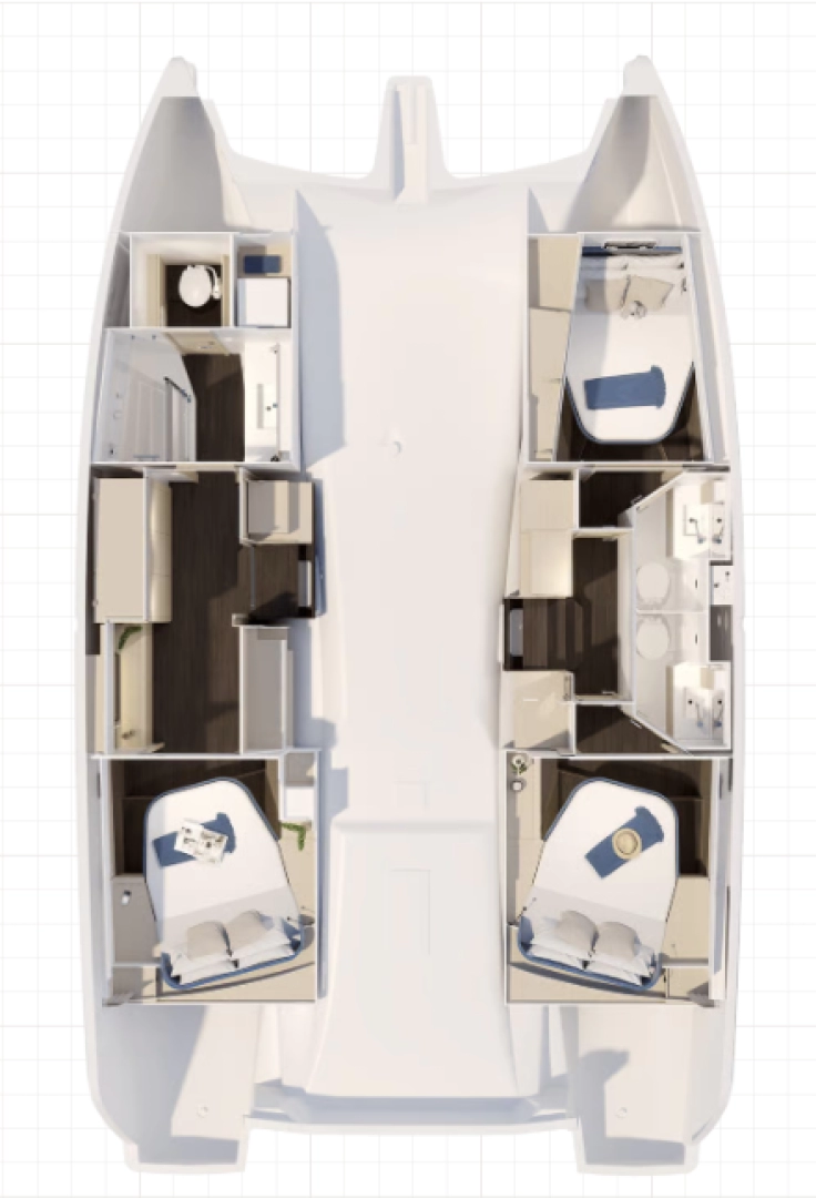 Location Catamaran Fountaine Pajot avec permis