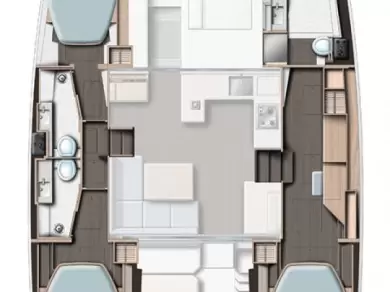 Louez un Leopard Catamarans / Robertson & Caine Leopard 42 - 3 cab. à Marsh Harbour