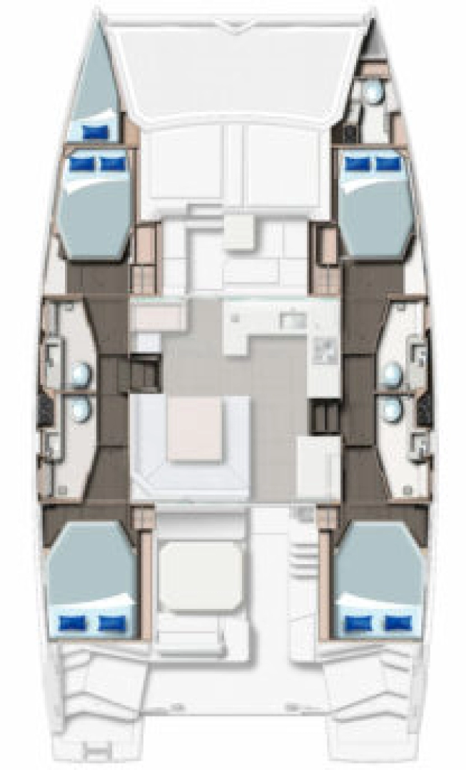 Location Catamaran à Toulon - Leopard Catamarans / Robertson & Caine Leopard 45