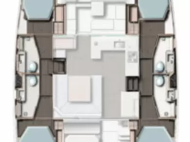 Location Catamaran à Toulon - Leopard Catamarans / Robertson & Caine Leopard 45