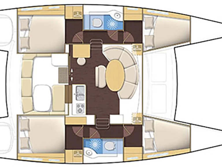Location à Propriano - Lagoon Lagoon 380 sur SamBoat
