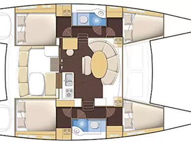 Location à Propriano - Lagoon Lagoon 380 sur SamBoat