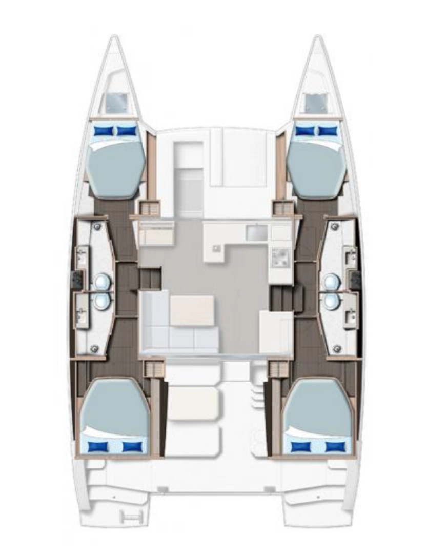 Louez un Leopard Catamarans / Robertson & Caine Leopard 42 - 4 cab. à Procida