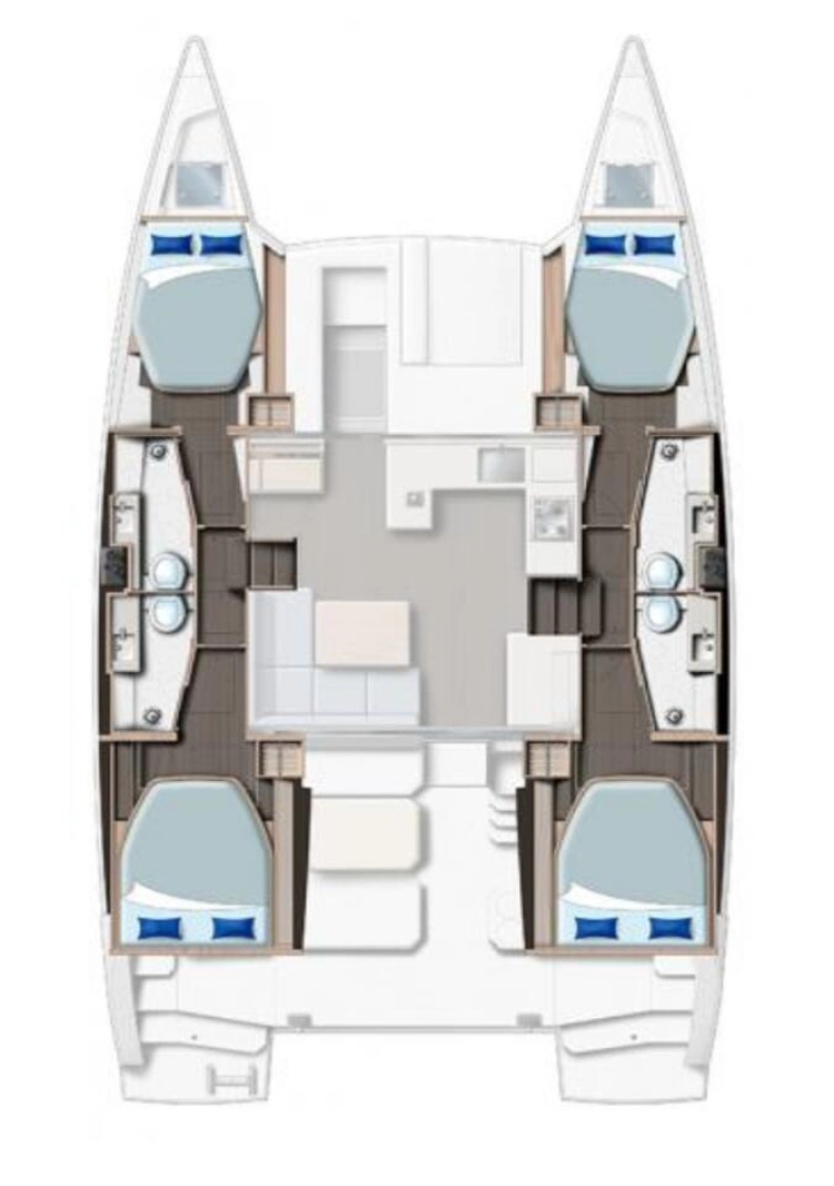 Location bateau Cannigione pas cher Leopard 42 - 4 cab.