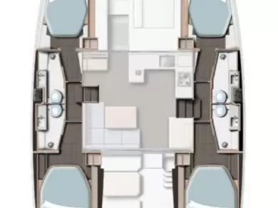 Location bateau Cannigione pas cher Leopard 42 - 4 cab.