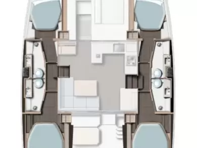 Location bateau Leopard Catamarans / Robertson & Caine Leopard 42 - 4 cab. à Procida sur Samboat