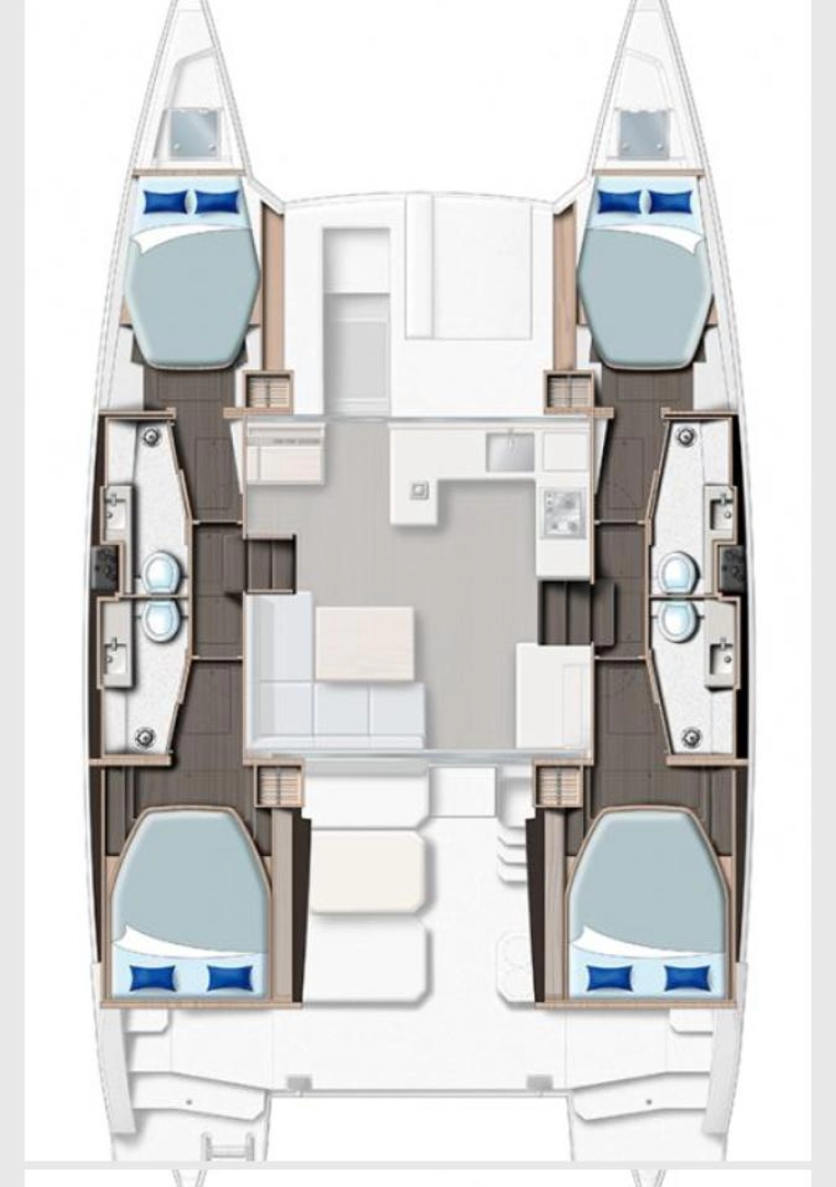 Location Catamaran Leopard Catamarans / Robertson & Caine avec permis